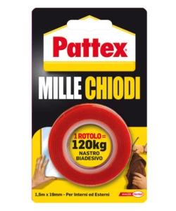 PATTEX MILLECHIODI TAPE ROTOLO 19MM X 1,5M